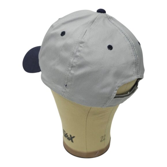 AC Wright Trucking Strapback Cap Embroidered Logo Trucker Baseball Hat Blue Gray - Picture 11 of 13